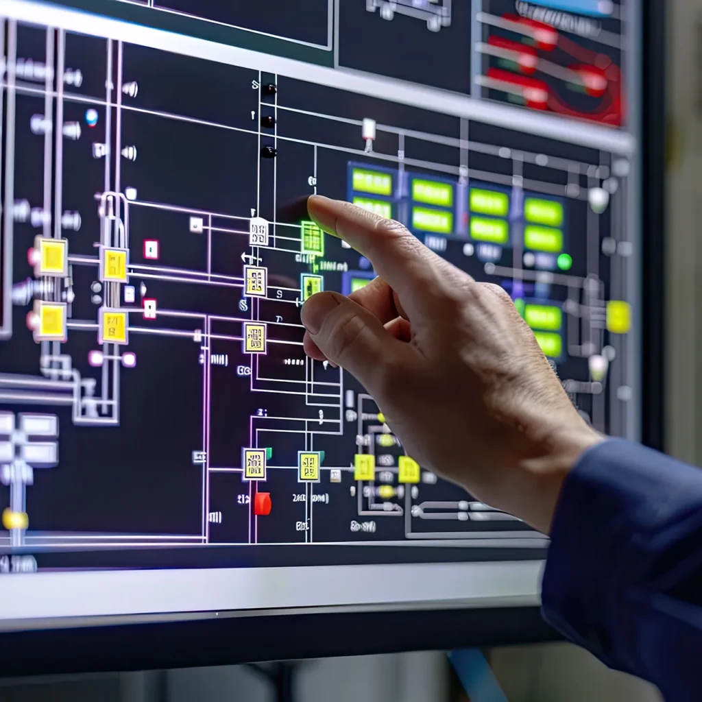 controller working with scada system data